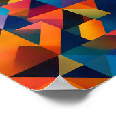 Kleurrijke Kleurentheorie Kunst: Chroma Flow Tesse Poster (Hoek)