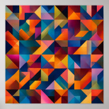 Kleurrijke Kleurentheorie Kunst: Chroma Flow Tesse