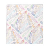 Kleurrijke kleurpotloden notitieblok (Voorkant)