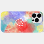 Kleurrijke kleurspatten Case-Mate iPhone case (Achterkant (horizontaal))