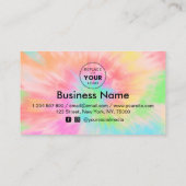 Kleurrijke kleurstof Minimale korting op Logo en m Klantenkaartje (Achterkant)