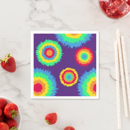 kleurrijke kleurstofkleurstof servet (Insitu)