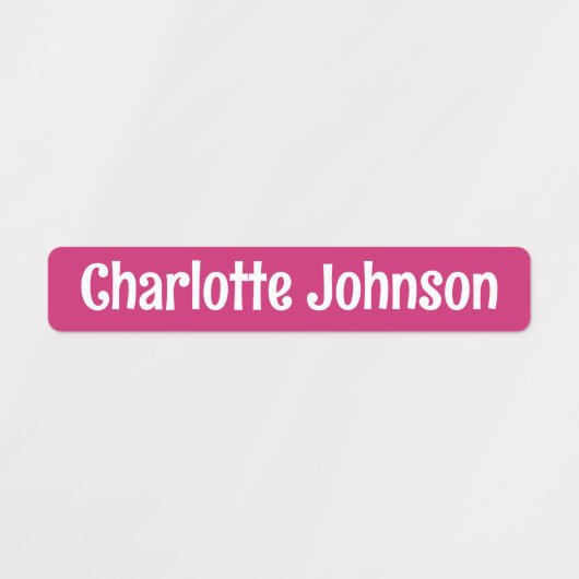 Kleurrijke kleuterschool naamlabels labels (Design 1)