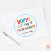 Kleurrijke Kleuterschool School Sticker (Envelop)