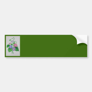 Kleurrijke klimatologische kunst met een glorische bumpersticker