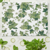 Kleurrijke  klimmende klimop theedoek (Gevouwen)