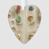 Kleurrijke klimmende wandraketten ornament (voorkant)