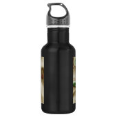 Kleurrijke klimmende wandraketten waterfles (Achterkant)