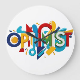 Kleurrijke klokken voor wanddecoratie Optimist cad
