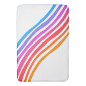 Kleurrijke klompen en vun strepen badmat (Voorkant Verticaal)