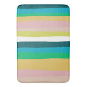 Kleurrijke klompen en vun strepen badmat (Voorkant Verticaal)