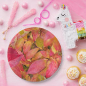 Kleurrijke knollen Floral Papieren Bordje (Feest)