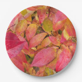 Kleurrijke knollen Floral Papieren Bordje (Voorkant)