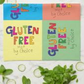 kleurrijke knolselderij Gluten Free coeliac Theedoek (Gevouwen)