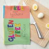 kleurrijke knolselderij Gluten Free coeliac Theedoek (Quarter Fold)