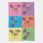 kleurrijke knolselderij Gluten Free coeliac Theedoek (Verticaal)