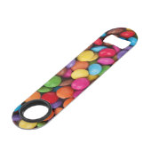 Kleurrijke knop snoep speed flessenopener (Achterkant Gekanteld)