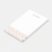 Kleurrijke knoppen Post-It-notities Post-it® Notes (Schuin)