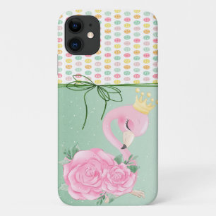 Kleurrijke knoppen voor meisjes, baby flamingo Case-Mate iPhone case
