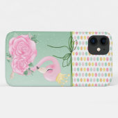 Kleurrijke knoppen voor meisjes, baby flamingo Case-Mate iPhone case (Achterkant (horizontaal))