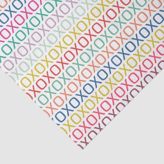 Kleurrijke knuffels en kussen Tissue Paper Tissuepapier (Detail)