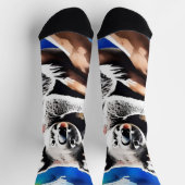 Kleurrijke Koala Beer Watercolor Splash, Sokken (Top)