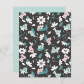 Kleurrijke Koala Patroon Leuke Dier en Bloemen (Voorkant / Achterkant)