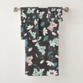 Kleurrijke Koala Patroon Leuke Dier en Bloemen Bad Handdoek (Insitu)