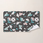 Kleurrijke Koala Patroon Leuke Dier en Bloemen Bad Handdoek (Handdoek)
