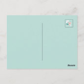 Kleurrijke Koala Patroon Leuke Dier en Bloemen Briefkaart (Achterkant)