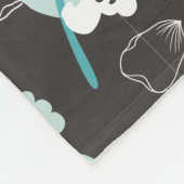 Kleurrijke Koala Patroon Leuke Dier en Bloemen Fleece Deken (Hoek)