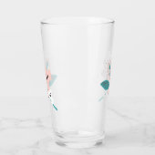 Kleurrijke Koala Patroon Leuke Dier en Bloemen Glas (Links)