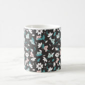 Kleurrijke Koala Patroon Leuke Dier en Bloemen Koffiemok (Center)