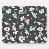 Kleurrijke Koala Patroon Leuke Dier en Bloemen Muismat (Voorkant)