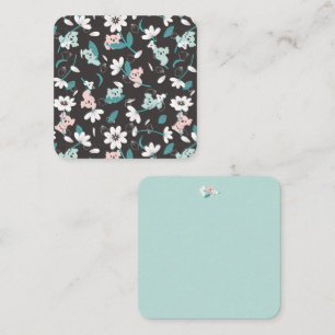 Kleurrijke Koala Patroon Leuke Dier en Bloemen Notitiekaartje