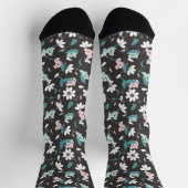 Kleurrijke Koala Patroon Leuke Dier en Bloemen Sokken (Top)
