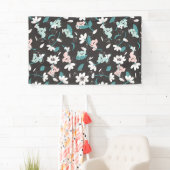 Kleurrijke Koala Patroon Leuke Dier en Bloemen Spandoek (Insitu)