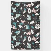 Kleurrijke Koala Patroon Leuke Dier en Bloemen Spandoek (Verticaal)