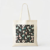 Kleurrijke Koala Patroon Leuke Dier en Bloemen Tote Bag (Voorkant)