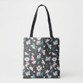 Kleurrijke Koala Patroon Leuke Dier en Bloemen Tote Bag (Voorkant)