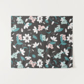 Kleurrijke Koala Patroon Leuke Dier en Bloemen Wandkleed (Voorkant (horizontaal))