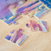 Kleurrijke Koe Art Puzzel Legpuzzel (Zijkant)