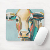 Kleurrijke Koe Muismat (Met muis)