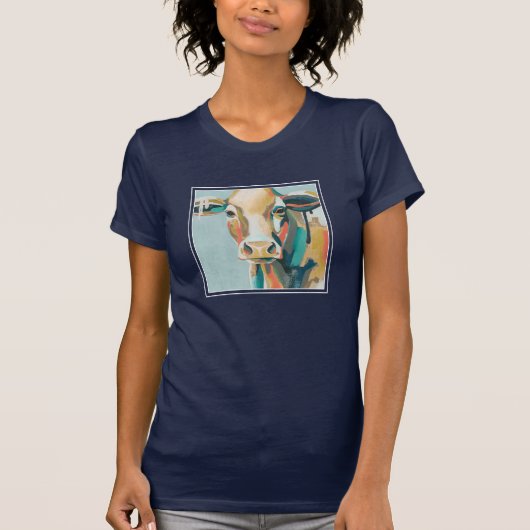 Kleurrijke Koe T-shirt (Voorkant)