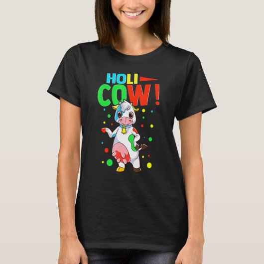 Kleurrijke Koe T-shirt (Voorkant)