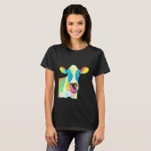 Kleurrijke Koe T-shirt (Voorkant volledig)
