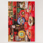 kleurrijke koekjes en tint legpuzzel (Verticaal)