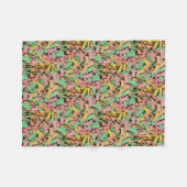 kleurrijke koekjes voor beendermeel van honden fleece deken (Voorkant (Horizontaal))