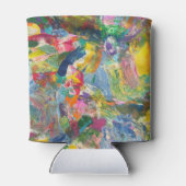 Kleurrijke Koelbox Drink esthetiek kan bier soda Blikjeskoeler (Achterkant)