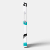 Kleurrijke, koele, moderne, trendy penseelcirkels Case-Mate iPhone case (Achterkant / Links)